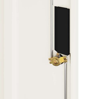Archiefkast 79x40x90 cm staal wit 7