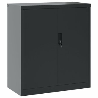 Archiefkast 79x40x90 cm staal antracietkleurig 2