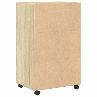 Rolkast 55x40x91 cm bewerkt hout sonoma eikenkleurig 6