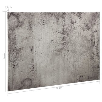 Magneetbord wandmontage 50x30 cm glas 7