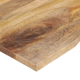 Bureaublad met ronding 110x50x2,5 cm massief ruw mangohout 6