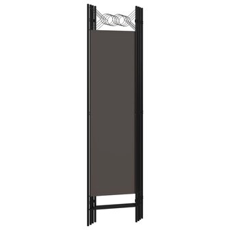 Kamerscherm met 4 panelen 160x180 cm antraciet 4