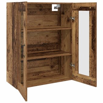 Opbergkast Wandgemonteerd Oudhout 69,5 x 34 x 90 cm 5