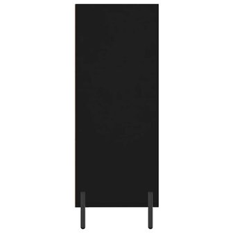 Schappenkast 69,5x32,5x90 cm bewerkt hout zwart 5
