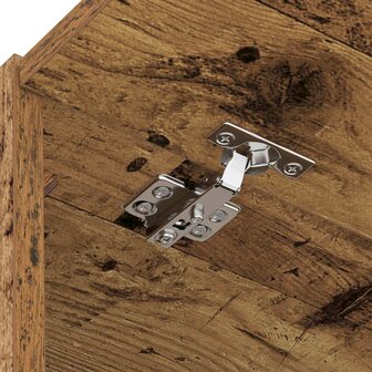 Wasmachinekast Oudhout 67,5 x 68 x 200 cm Bewerkt hout 9