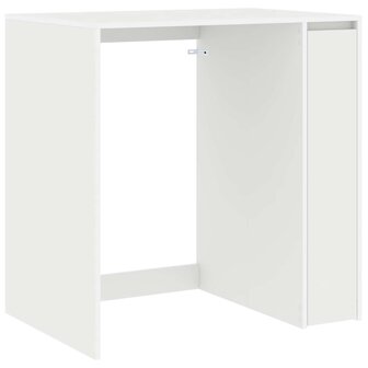 Wasmachinekast met opslag Wit 87 x 60 x 89 cm Bewerkt hout 2