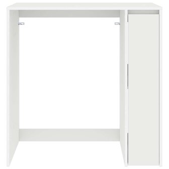 Wasmachinekast met opslag Wit 87 x 60 x 89 cm Bewerkt hout 6