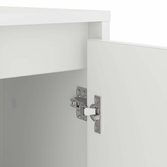 Wasmachinekast met opslag Wit 87 x 60 x 89 cm Bewerkt hout 9