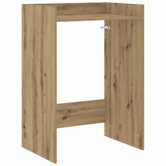 Wasmachinekast met opslag Ambachtelijk eiken 67,5 x 48 x 97 cm 2