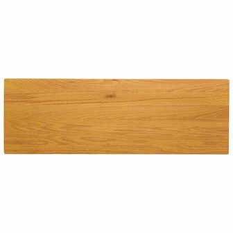 Eetbank 95 x 32 x 45 cm Massief Eikenhout Naturel 5