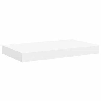 Wandschap zwevend 40x23,5x3,8 cm MDF wit 2