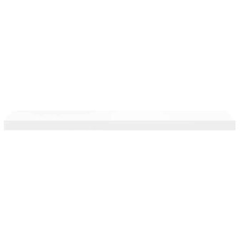 Wandschap zwevend 90x23,5x3,8 cm MDF wit 6