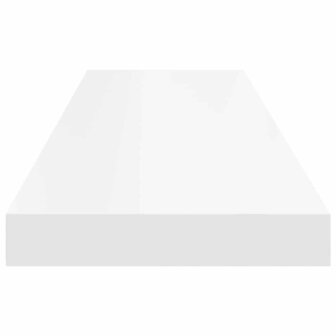 Wandschap zwevend 90x23,5x3,8 cm MDF wit 7