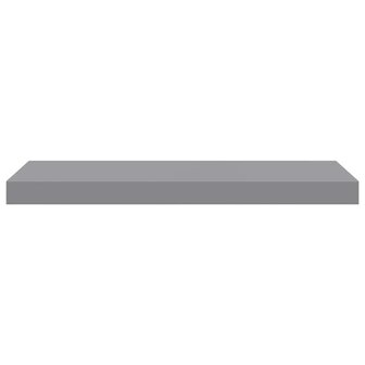 Wandschap zwevend 60x23,5x3,8 cm MDF grijs 6