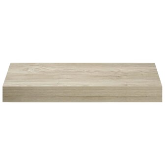 Wandschap zwevend 40x23,5x3,8 cm MDF eikenkleurig 6