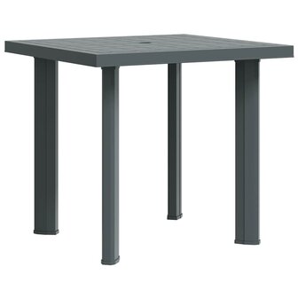 Tuintafel 80x75x72 cm kunststof groen 5
