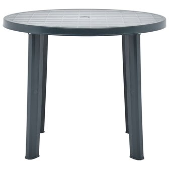 Tuintafel 89 cm kunststof groen 2