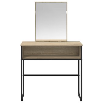 Kaptafel Sonoma Eiken 81 x 40 x 131 cm Bewerkt hout 4