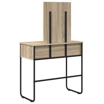 Kaptafel Sonoma Eiken 81 x 40 x 131 cm Bewerkt hout 6