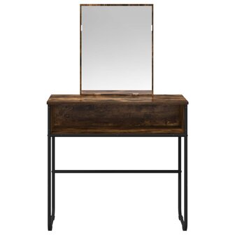 Kaptafel Gerookt eiken 81 x 40 x 131 cm Bewerkt hout 4