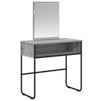 Kaptafel Grijs Sonoma 81 x 40 x 131 cm Bewerkt hout 2