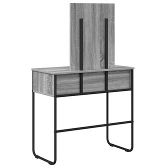 Kaptafel Grijs Sonoma 81 x 40 x 131 cm Bewerkt hout 6