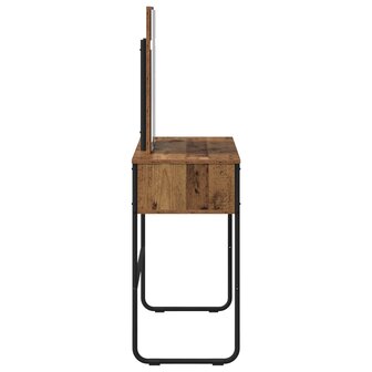 Kaptafel met plank Oud hout 81 x 40 x 131 cm Bewerkt hout 5