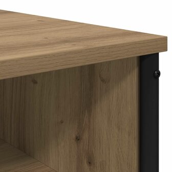 Kaptafel Artisanaal eiken 81 x 40 x 131 cm Bewerkt hout 7