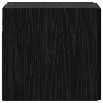 Wandkast Zwart eiken 40 x 42,5 x 40 cm Bewerkt hout 3