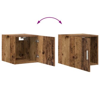 Wandkast Oud hout 45 x 42,5 x 40 cm Bewerkt hout 7