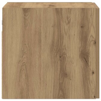 Wandkast Artisanaal eiken 45 x 42,5 x 40 cm Bewerkt hout 3