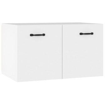 Wandkast 60x36,5x35 cm bewerkt hout wit 2