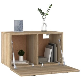 Wandkast 60x36,5x35 cm bewerkt hout sonoma eikenkleurig 8
