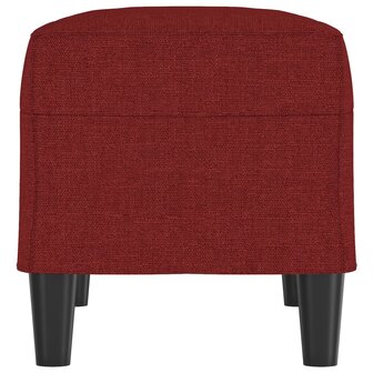 Bankje 70x35x41 cm stof wijnrood 4