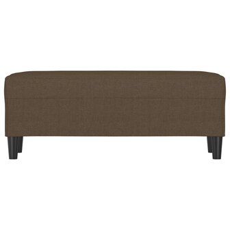 Bankje 100x35x41 cm stof bruin 3