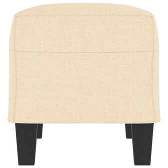 Bankje 70x35x41 cm stof cr&amp;egrave;mekleurig 4