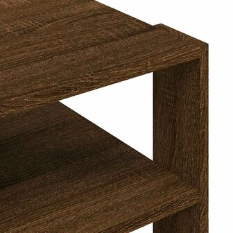 Salontafel 58x58x40 cm bewerkt hout bruin eikenkleurig 7
