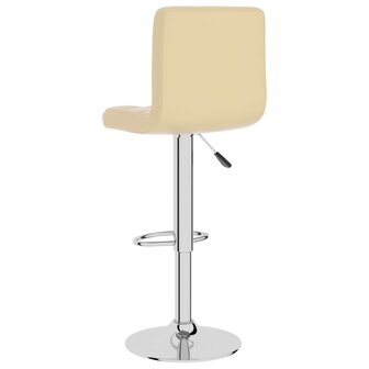 Barkruk kunstleer cr&amp;egrave;mekleurig 5