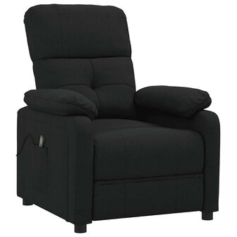 Massagestoel stof zwart 2