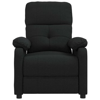 Massagestoel stof zwart 3
