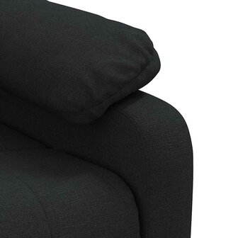 Massagestoel stof zwart 8