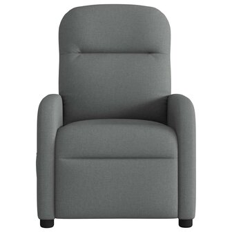 Massagestoel Donkergrijze Stof 3