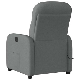 Massagestoel Donkergrijze Stof 5