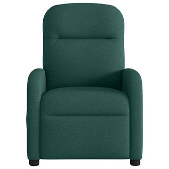 Massagestoel verstelbaar stof donkergroen 3