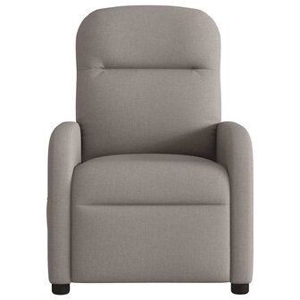 Massagestoel verstelbaar stof taupe 3