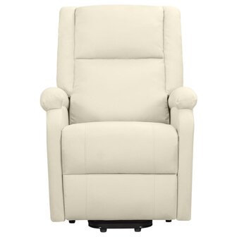 Sta-op-massagestoel stof cr&amp;egrave;mekleurig 3
