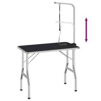 Hondentrimtafel verstelbaar met 1 lus 7