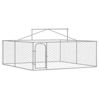 Hondenkennel met dak 300x300x150 cm 7