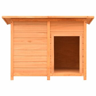 Hondenhok 120x77x86 cm massief grenenhout en vuurhout 2