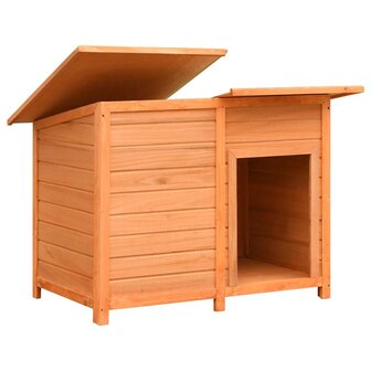 Hondenhok 120x77x86 cm massief grenenhout en vuurhout 3